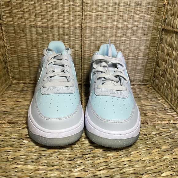 Women's Light Blue and Gray Air Force 1 BG - Picture 1 of 6